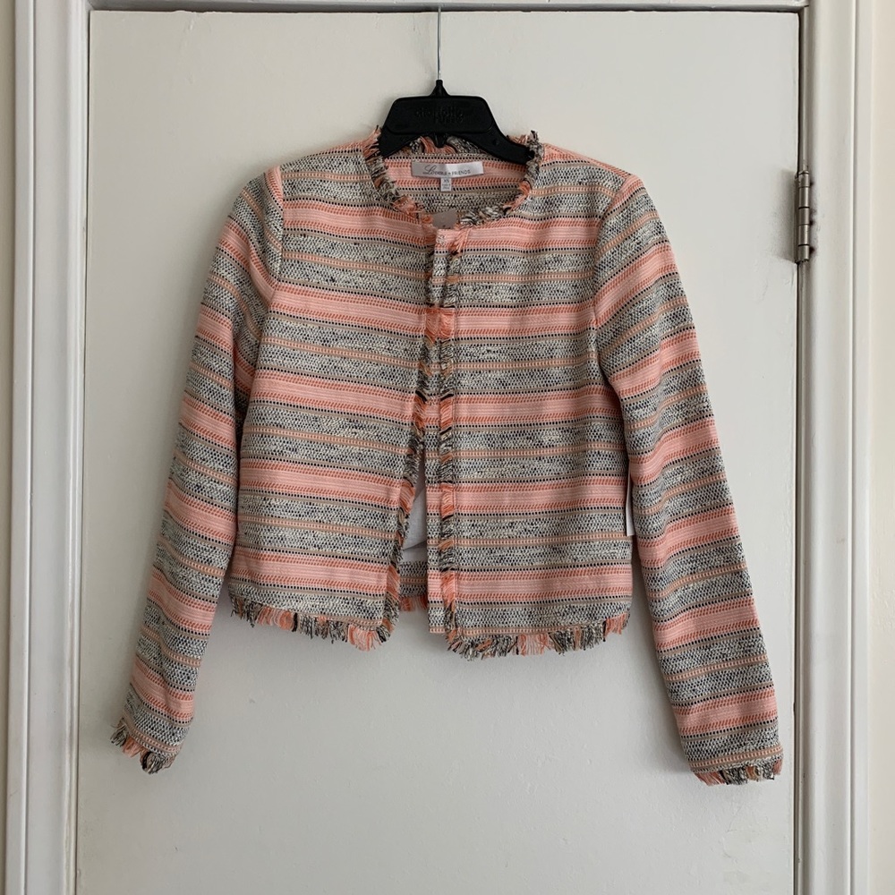 Lovers + Friends Multicolored Tweed Jacket